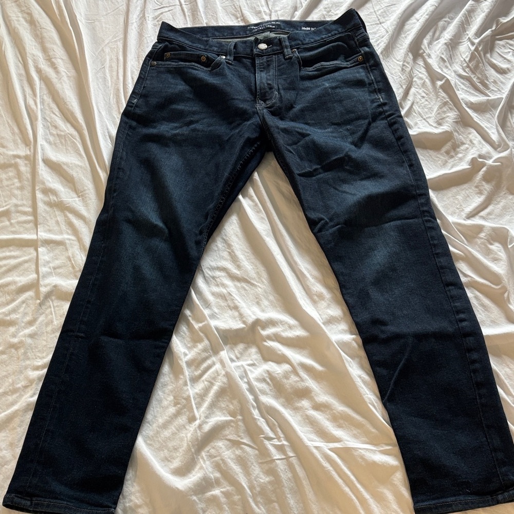 Banana Republic Dark Slim Traveler Jeans